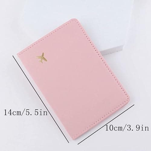 Passport Holder Cover, PU Leather Travel Wallet Case Organiser for Passport, Business Cards, Credit Cards, Boarding Passes (Sleeping owl) — view 2