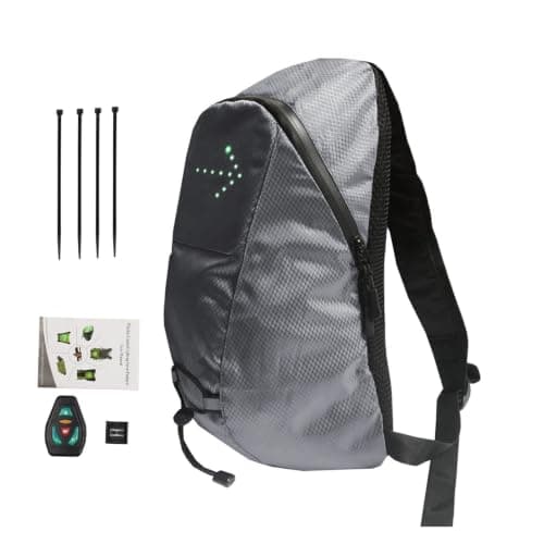 Jlobnyiun LED Illuminated Backpack | 4 LED Signals Remote Control Backpack