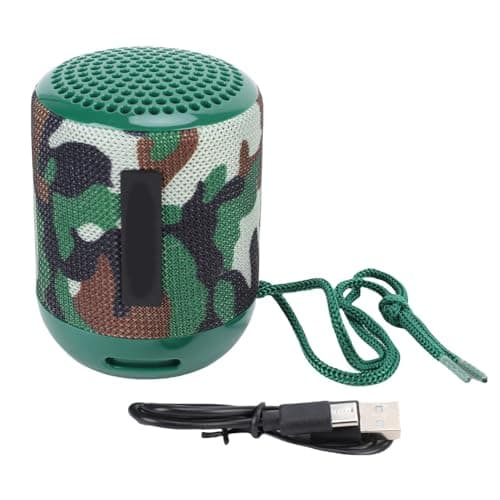 GOWENIC Mini Bluetooth Speaker for Travel & Outdoor (Camo Green) — view 5