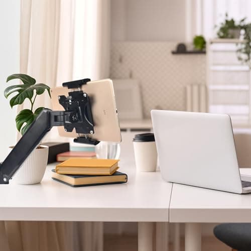 Universal VESA Mount Adapter for Tablets – Spring Clamp Holder for iPad and Portable Monitors up to 15.6″ – Fits VESA 75x75 & 100x100 – Compatible with Surface, Galaxy Tab, and 2-in-1 Laptops — view 3
