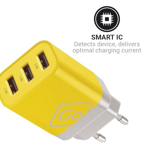 Go Travel Worldwide 3-Port USB-A Charger - Fast Mains Wall Charging — view 5