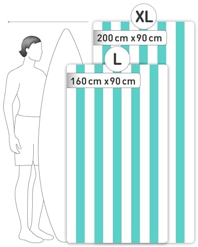 Fit-Flip Beach Towel Microfibre - Large Quick Dry Towels - Sand Free — view 4