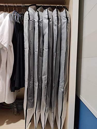 Semi-transparent Garment Bags 60x120cm, 5 Pack — view 6