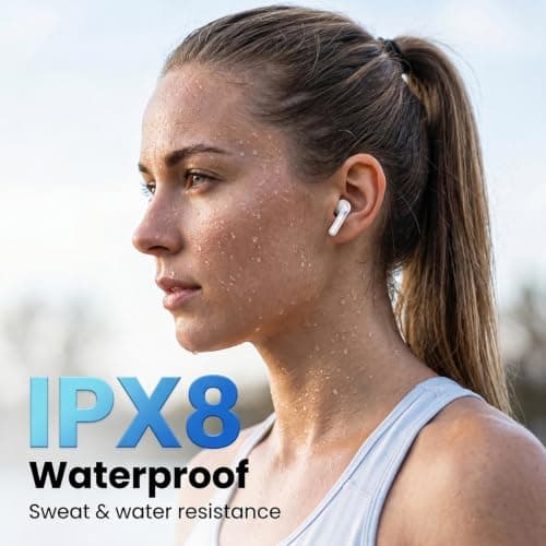 Wireless Earbuds,Bluetooth 5.4 Earphones In Ear with 4 ENC Noise Cancelling Mic,50H Playtime Wireless Headphones with HiFi Stereo Deep Bass,Touch Control Ear Buds,IP8 Waterproof for iPhone/Android/IOS — view 6