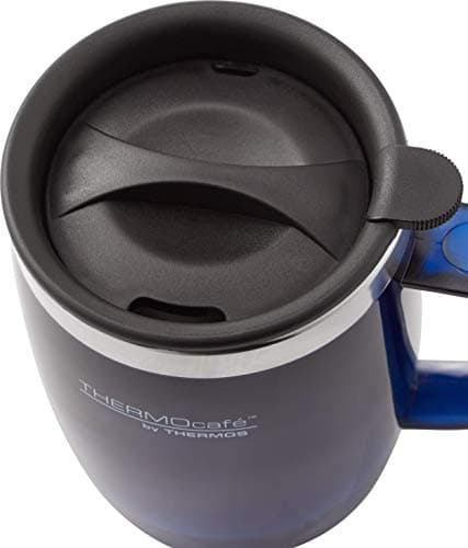 Thermos Translucent Desk Mug, Stainless Steel, Blue, S (Pack of 1), 450 ml — view 3