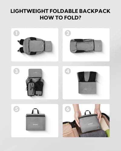 Waterfly 15L Foldable Lightweight Rucksack for Hiking Cycling Women Men — view 5