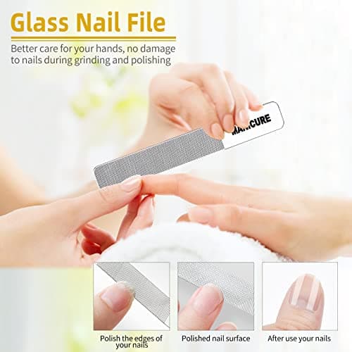 Manicure Set, Sumwitum Nail Care Kit, 16 PCS Nail Clippers Pedicure Kit, Stainless Steel Professional Nail Clipper Set with Leather for Women/Men/Friends and Parents Gifts (Yellow) — view 5