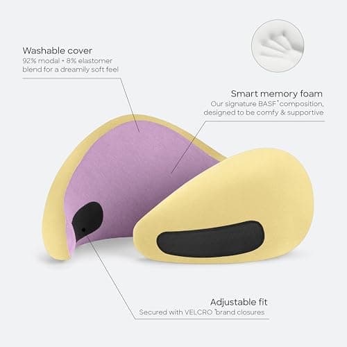 Ostrichpillow GO Travel Pillow, 360° Memory Foam support, Soft & Washable — view 3