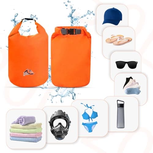 OBEISN 2Pcs 20L Dry Bags Waterproof Set, Lightweight Waterproof Dry Bags, Ultimate Dry Sack, Waterproof Bag, Rucksack Liner, Canoe Sack, Stuff Sacks for Kayaking Rafting Boating Hiking Camping Travel — view 5