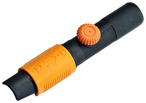 Original Fiskars Universal Adapter for the Use of All Garden Tool Heads to Combine a QuikFit Handle with Tool Heads from Other Manufacturers, Length: 17 cm, Plastic, Black/Orange, QuikFit, 1000617 — view 3