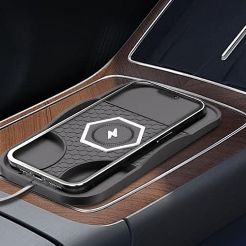Wireless Car Phone Charger Portable Non-Slip Silicone Base — view 3