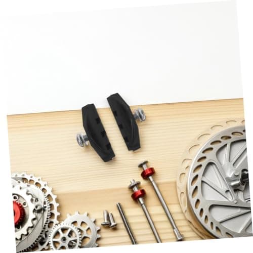 PLAFOPE Brake Shoe Pads Rubber Material 3 Pairs with Quick Cooling Design and Silent Operation Includes Wrench for Easy for Road Bike and Bicycle for City Rides and Long Distance Travels — view 6