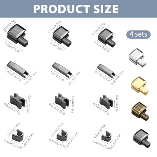 Zip Repair kit 60Pcs, Zipper Pull Replacement Kit with Zip Install Pliers — view 2