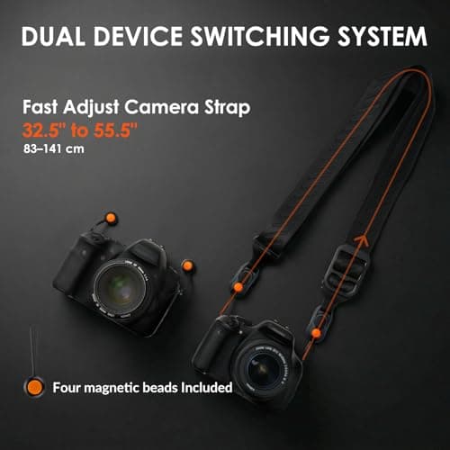 TARION Quick Release Magnetic Camera Neck Strap Magislide — view 4
