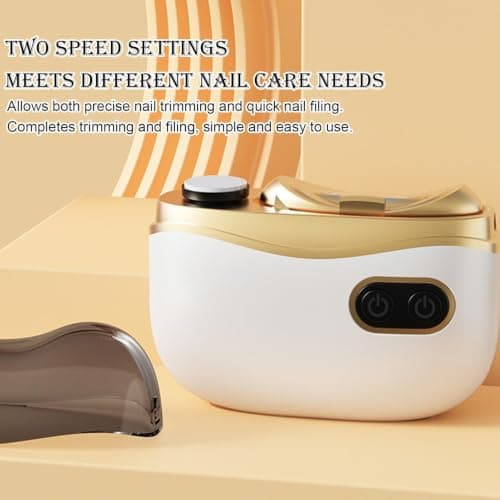 Electric Nail Clippers for Seniors with Scraps Storage Manicure Tools — view 5