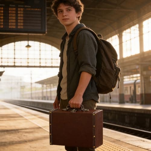 Zhjiutak Vintage Leather Suitcase, 26x21x10cm Retro Leather Trunk Luggage,Decorative Prop Luggage Portable Wooden Storage Carrying Case PU Leathers Storage Box for Storing Clothes Jewelry(large) — view 4