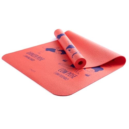 Myga Silk Print Kids Yoga Mat - Non-Slip, Lightweight & Easy Clean Play Mat for Exercise, Yoga & Mindfulness — view 5