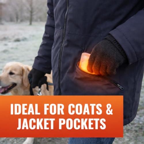 ThermPak XL Hand Warmers – Pack of 1 – Up to 20 Hours Heat – Single Use Pocket Warmers for Gloves, Sports, Camping & Outdoor Activities – 10 x 13cm — view 2