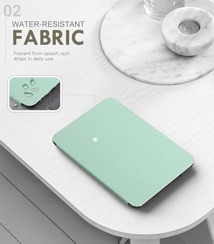 MoKo Case Fits 6" Kindle Basic 11th Generation 2024/2022, Agave Green — view 3
