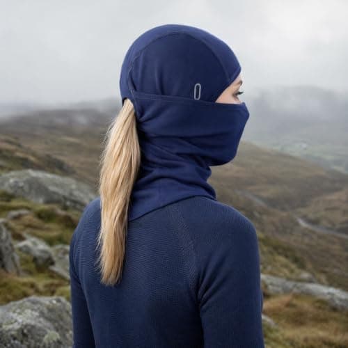 Balaclava for Men & Women, Thermal Ski Mask, Windproof Cycling (Dark Blue) — view 6