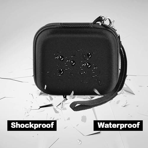ANKHOH Case Compatible with Skull Shaver Electric Pitbull Pro Razor, Hard Travel Rotary Men Head Shavers Beard Trimmer Storage Bag with Zipper Mesh Pocket for Mustache Grooming Kit (Only Box) (Black) — view 5