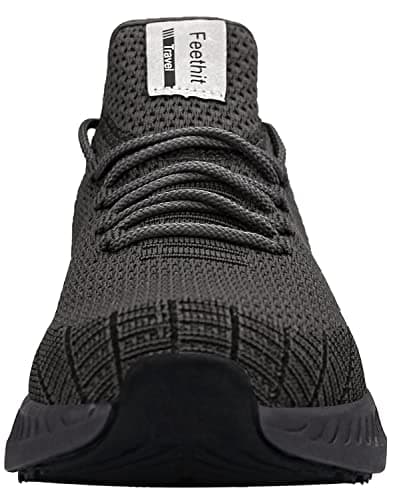 Feethit Womens Trainers Comfort Sneaker Shoes Sport Tennis Dark Gray 7 — view 3