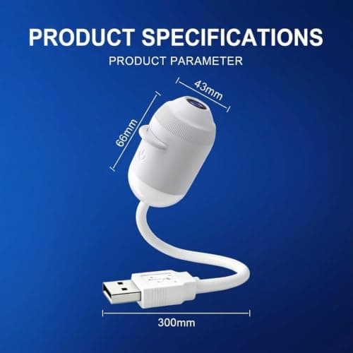 Multi-Theme Galaxy Projection Night Light, USB Plug & Play Star Lamp, 360° Adjustable Touch Dimmable Mini Projector for Home Travel Festival Gift — view 6
