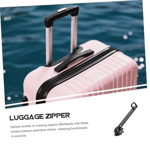 Black Zipper Slider Repair Kit 6pcs for Luggage and Bags — view 3