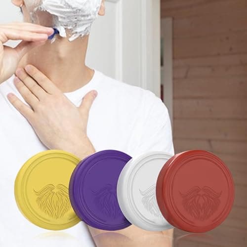 Shave Soap 4 Pieces Long-lasting Fragrance Rich Lather Soap — view 6