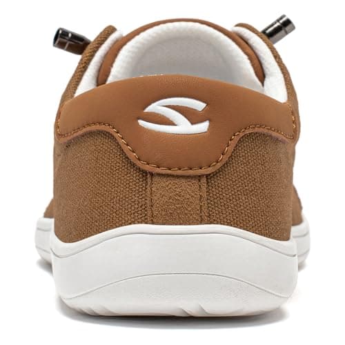 HOBIBEAR Unisex Wide Trainers for Men Women Outdoor Trail Running Minimalist Walking Shoes Lightweight and Breathable Brown — view 4