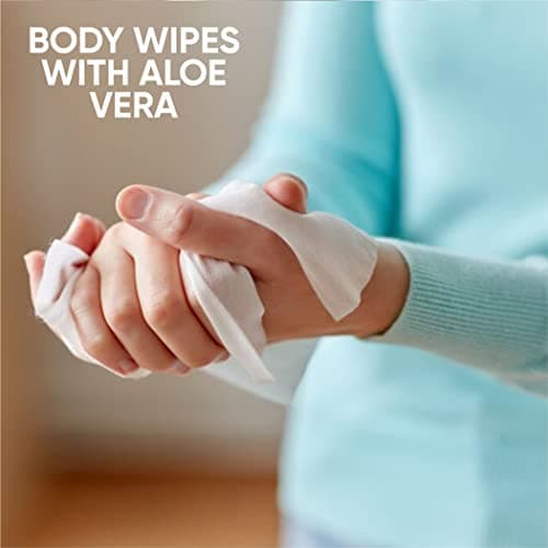432 x Wet Wipes For Adults | Alcohol Free Wipes | Body Wipe For Adults No Shower | Festival Accessories & Essentials | Extra Large | Shower Wipe | 20 x 22 cm | (4 Packs of 108) — view 2