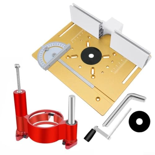 Router Lift Base Aluminium Alloy 47mm Travel Stainless Steel