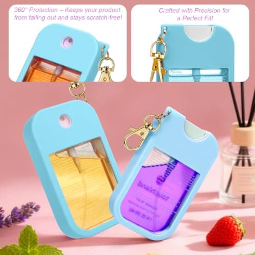 AIERSA Hand Sanitizer Spray Case Compatible with Touchland, blue, 1 FL. OZ — view 2