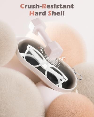 ProCase Sunglasses Case, Hard Shell Glasses Case for Men Women -Beige — view 5