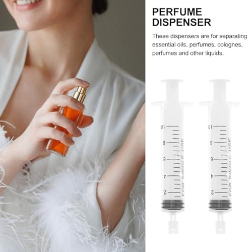 Minkissy 10 Pack Perfume Syringe 10Ml and Perfume Syringe Adapter — view 3