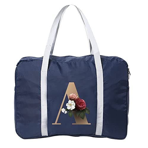 Cabin Bag 45x36x20 for Underseat Travel Bag Holdall Bag Carry on Hand Luggage Weekend Bag Packable Travel Duffel Bag,Sports Fitness Luggage (Gold A)