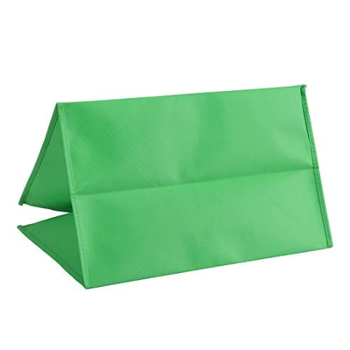 Tosnail 12 Pack Large Reusable Grocery Tote Bag with Handles Durable Foldable Non-Woven Shopping Bags - 3 Colors — view 6