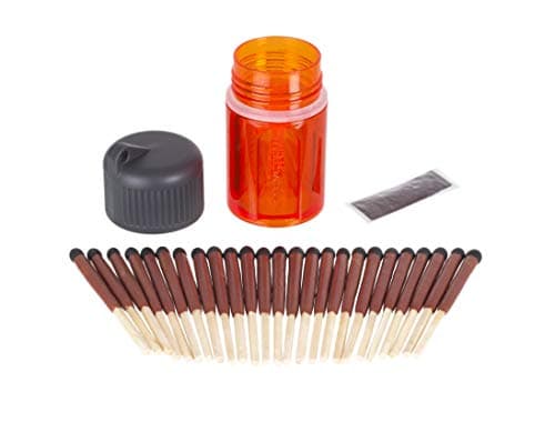 Lifeventure Unisex 4-piece Set, Ellipse 4 Piece Set Graphite, Graphite, One Size UK & Lifesystems Stormproof, Waterproof and Windproof Matches, Pack of 25 in Sealed Waterproof Container — view 6