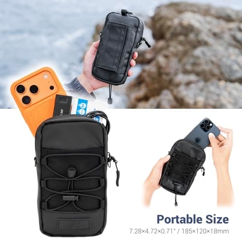JJC Backpack Shoulder Strap Phone Pouch Smartphone Holster Crossbody Bag — view 2