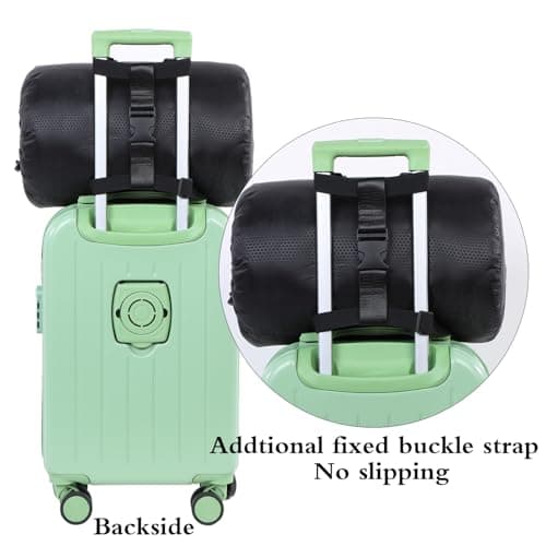 Black Luggage Straps for Suitcases, Adjustable Bungee Straps for Suitcases, Backpack Luggage Straps, Compatible with All Suitcase Sizes, 32 inches, 1 Count — view 5