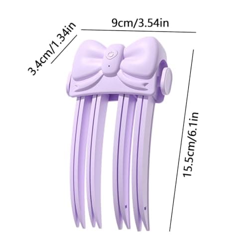 Root Lift Clip Rechargeable Wireless Anti-Scald Comb with 2 Heat Settings — view 2