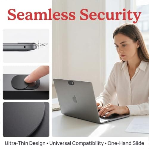 3 Pack Webcam Cover Slider for Laptop PC Tablet Phone Privacy Protection — view 6
