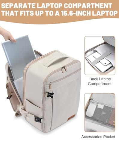 MOCOCITO Ryanair Cabin bags 40x30x20 Travel Backpack 40x30x20 Cabin Bag Carry On Weekend Trips & Air Tryanair Under Seat Backpack for Travelling Suitable for Ryanair, Wizz Air, Easyjet, Vueling — view 6
