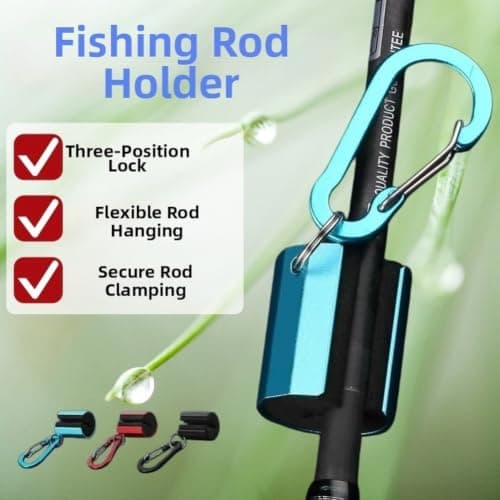 Lightweight Aluminum Rod Rest 13g Portable Design(Red) — view 6