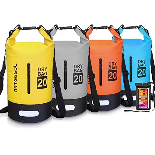 Blackace arteesol Waterproof Dry Bag 5L 10L 20L 30L Waterproof Bag with Long Adjustable Handle for Kayaking Boat Excursion Canoe/Fishing/Rafting/Swimming/Snowboarding