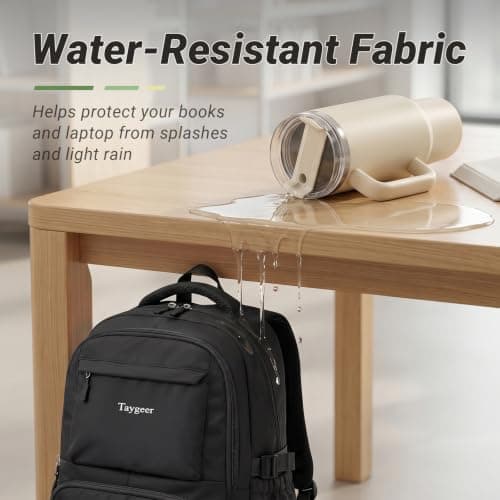 Taygeer School Bag for Boys, Lightweight Backpack for Teenage Boys Men — view 6