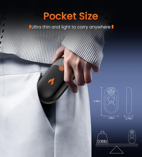 Hand Warmers Rechargeable, 2 Pack Magnetic Electric Hand Warmer 24h Warmth — view 4