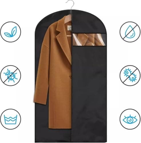 IWENZHKPA Garment Bag 10 Pack Garment Bags 40‘’ And 47‘’ Suit Bag For Clothing Storage Dresses Shirts Clothing — view 2