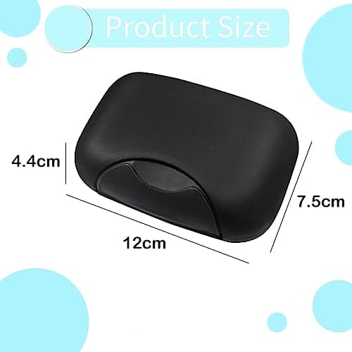 2Pcs Travel Soap Case Soap Bar Travel Dish with Lid Waterproof Leakproof Box Container Holder Closable Holder Portable Dish for Shower — view 2