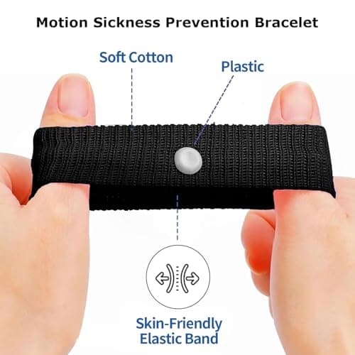 Srvauyea Motion Sickness Glasses,Motion Sickness Glasses,Anti-Motion Sickness Smart Glasses Relieve Carsickness Airsickness Seasickness Glasses,Anti Nausea Vertigo Glasses,No Lens Liquid Glasses. — view 4
